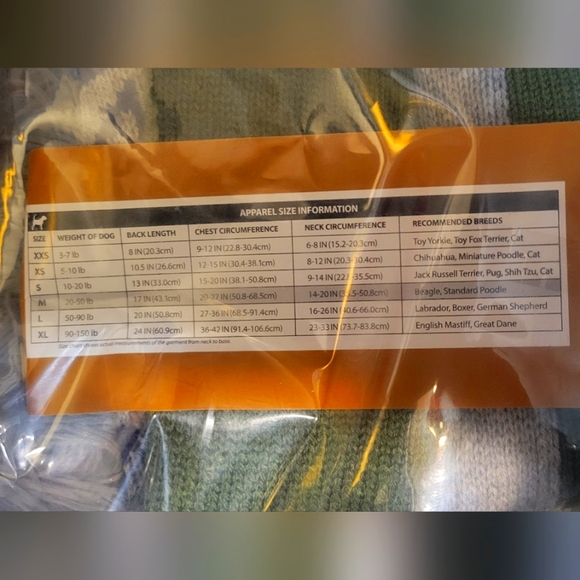 Vibrant Life Colorful Dog Flat Collar Knit Sweater - Picture 4 of 4